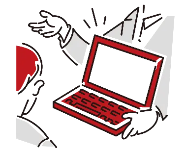 対話しているイメージ画像